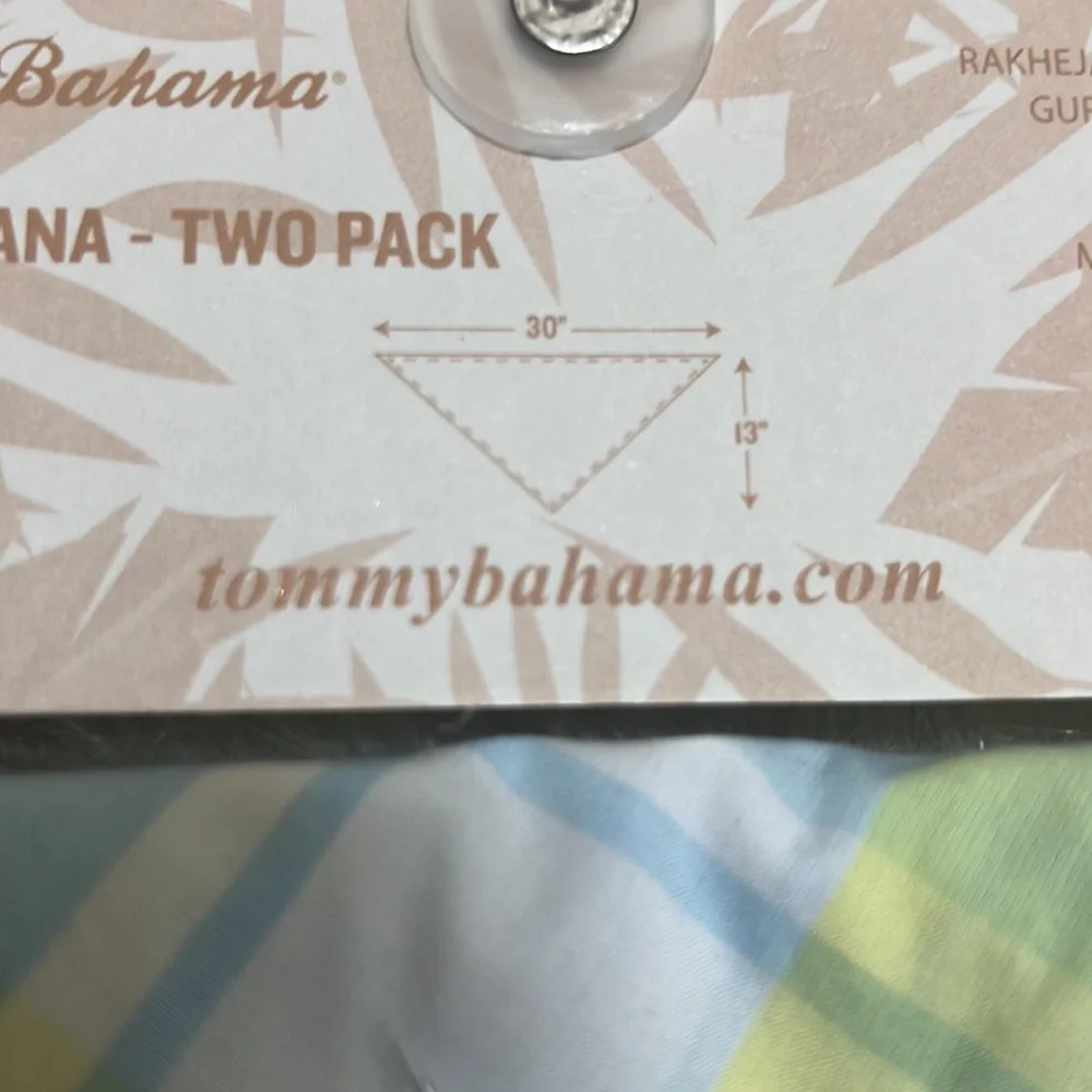 TOMMY BAHAMA Pet Bandana Two pack